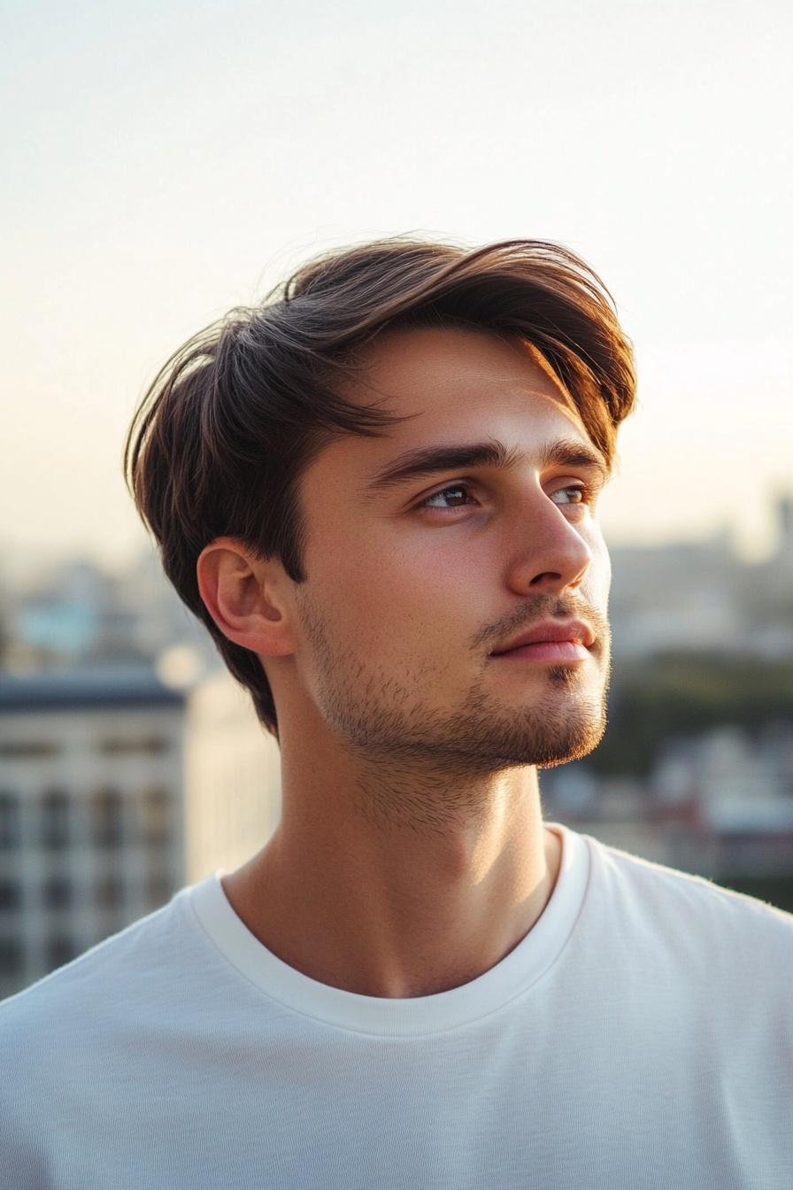 Casual Side-Swept Layers