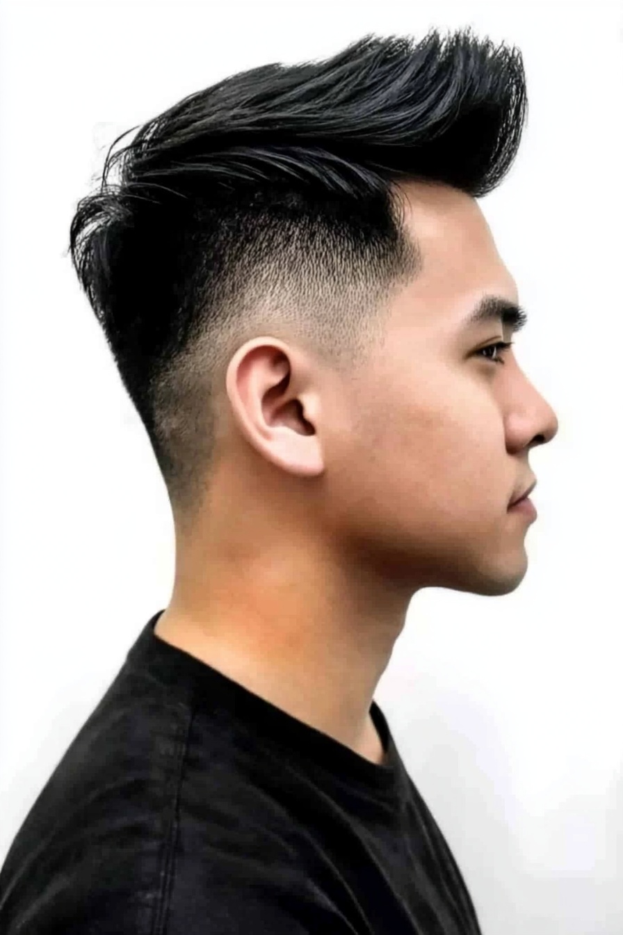 Sharp Fade with Textured Volume