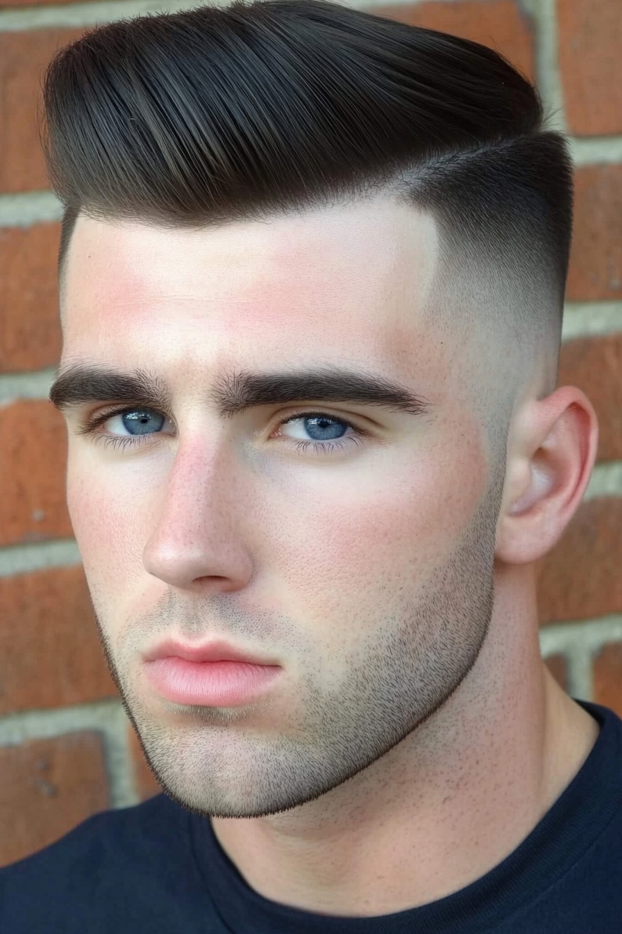 Sleek Comb Over Fade