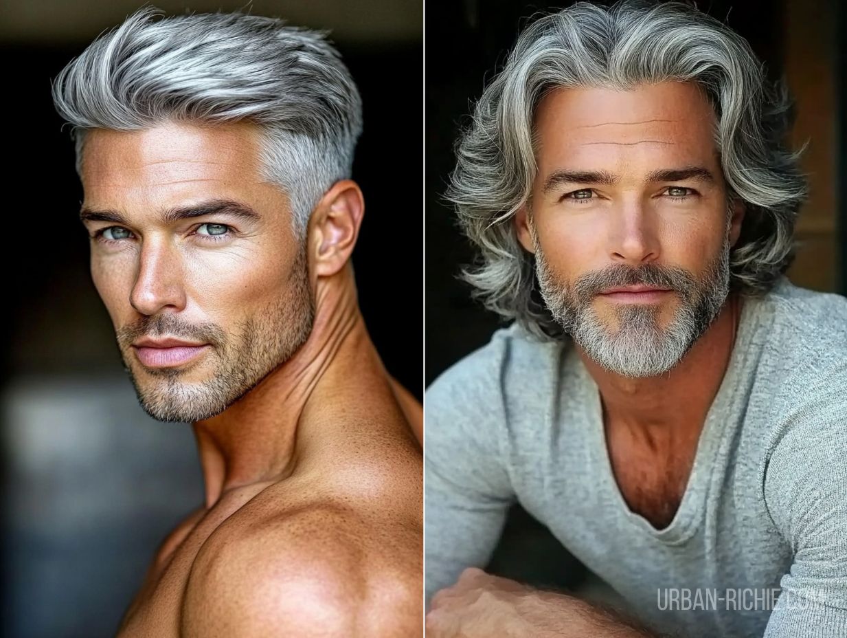 12 Trendy Grey Hair Men Who Want to Own Their Look