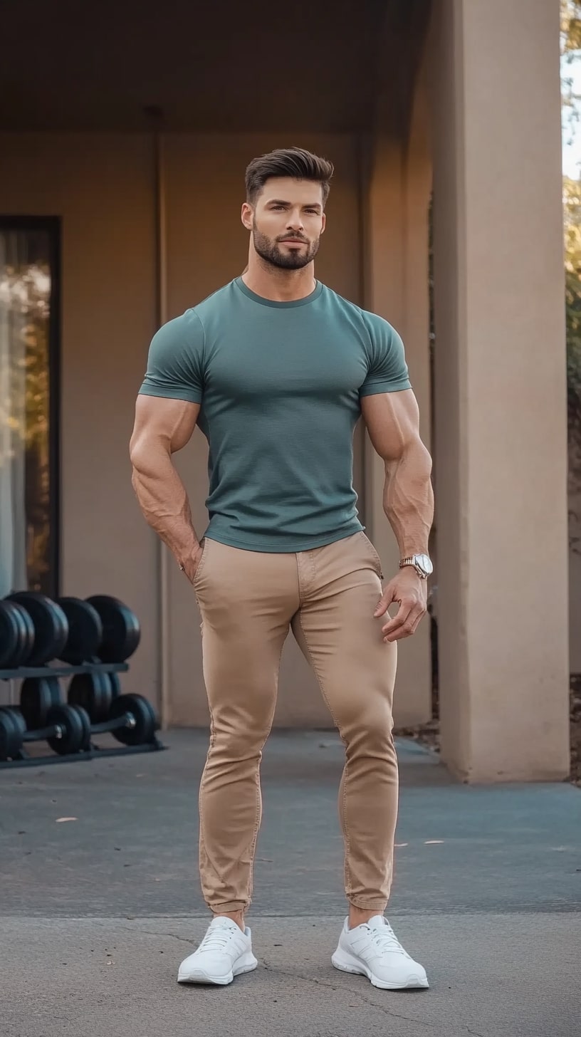 Classic Muscle Fit with Modern Chino Pants