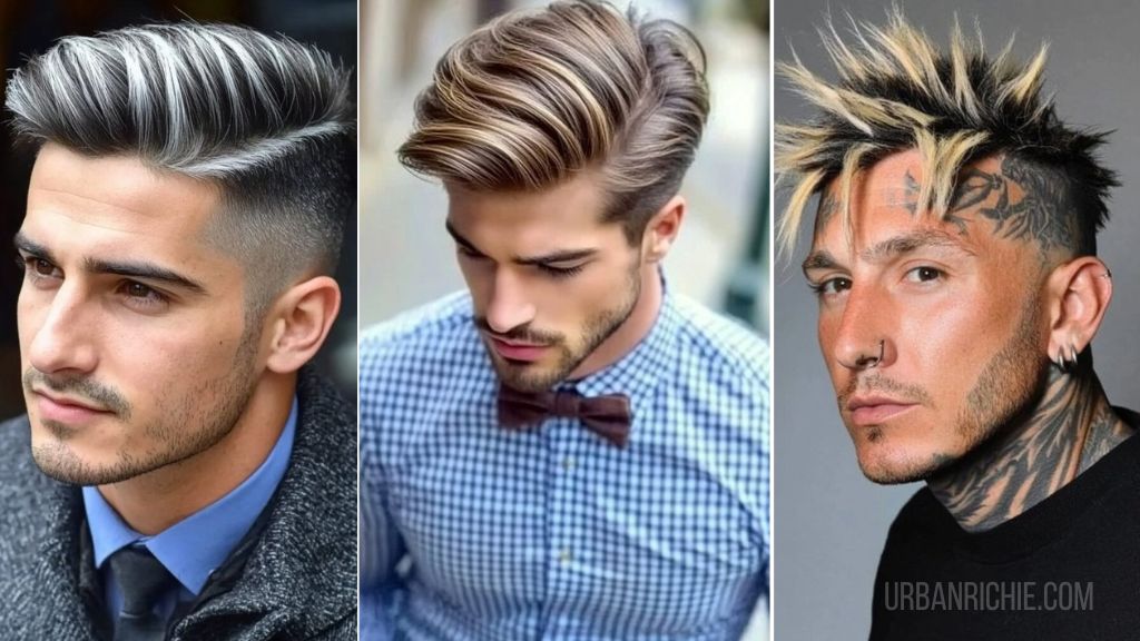 Men Hair With Highlights