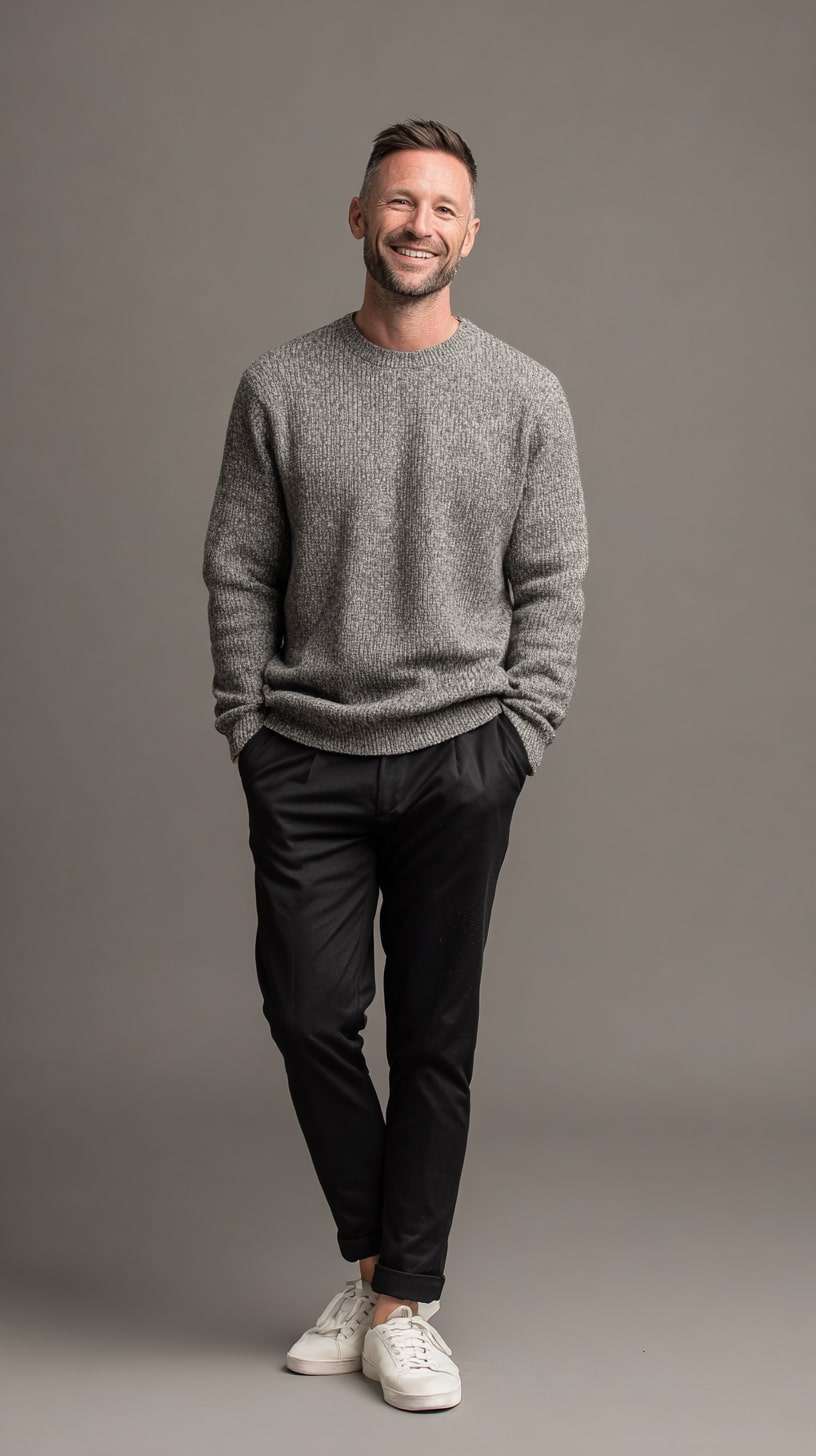 Knit Sweater + Jogger Trousers